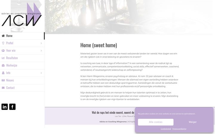 Screenshot stránky advies-coaching-wiegersma.nl