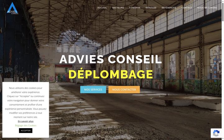 Screenshot of advies.com