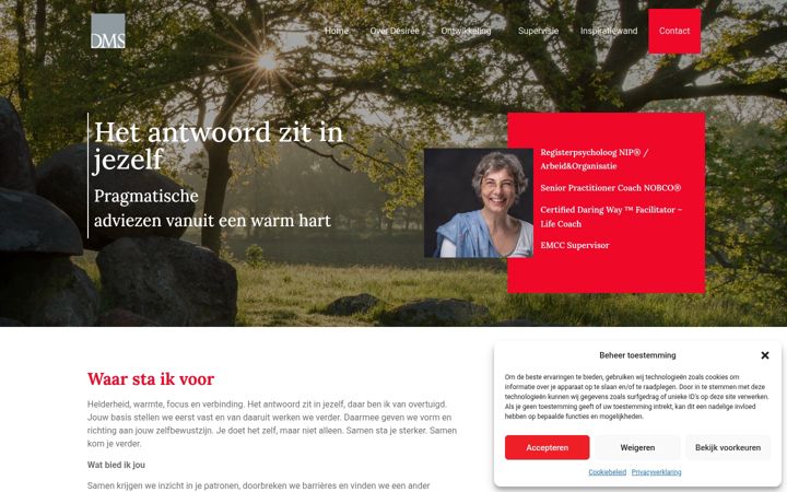 Screenshot of adviesencoaching.nl
