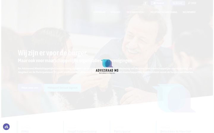 Screenshot του adviesraadmo.nl