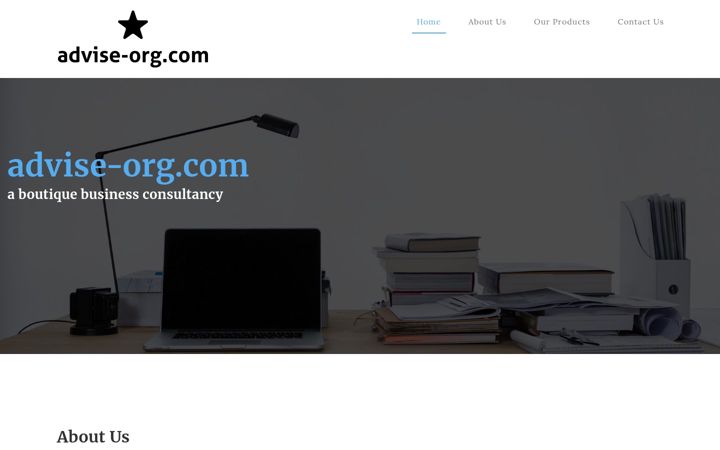 Screenshot of advise-org.com