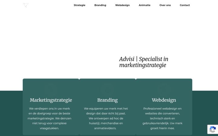 Screenshot di advisi.nl