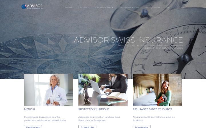 Screenshot of advisor-swiss.com