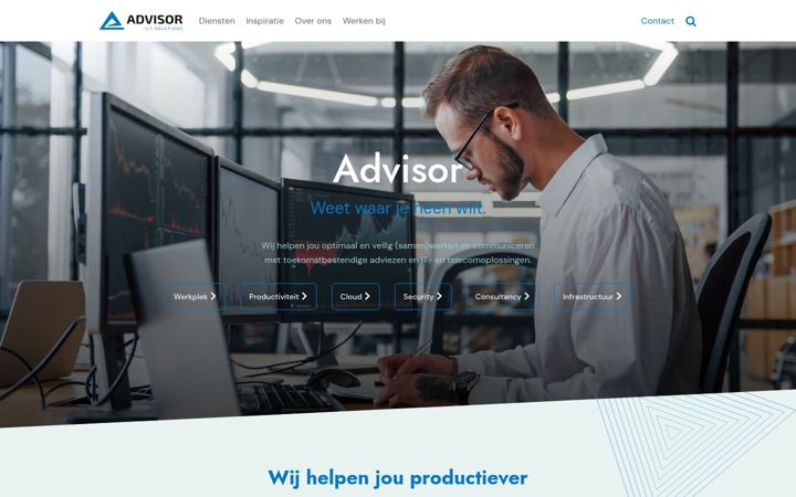Screenshot di advisor.nl