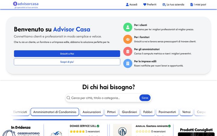 Screenshot of advisorcasa.it