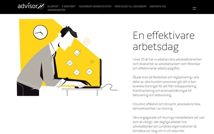 Screenshot of advisorsoftit.se