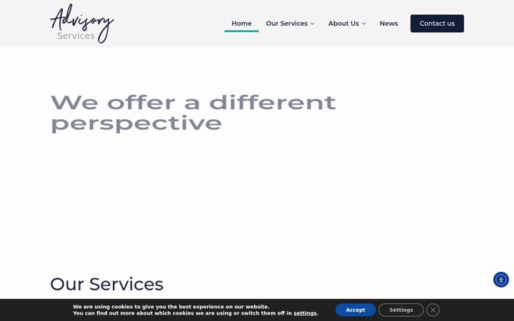 Screenshot of advisoryservices.gg