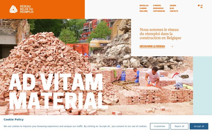 Екранна снимка на advitam-material.be