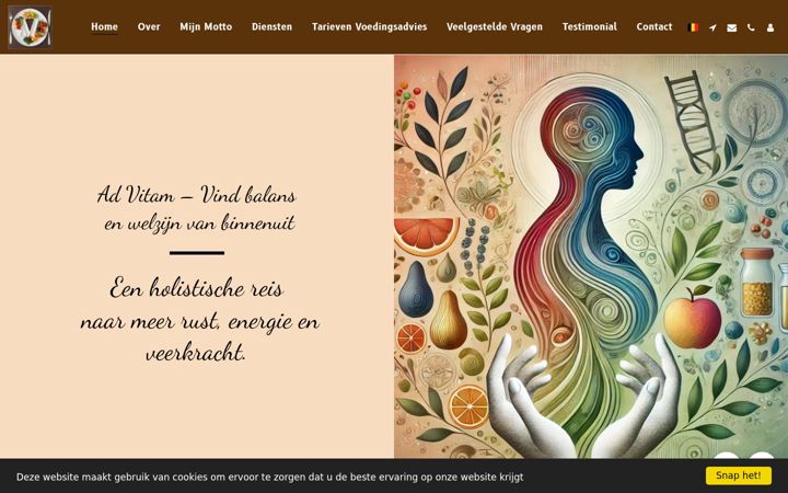 Screenshot of advitamilona.com