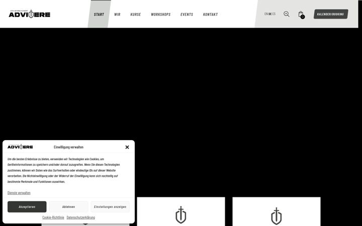 Captură de ecran a advivere.com