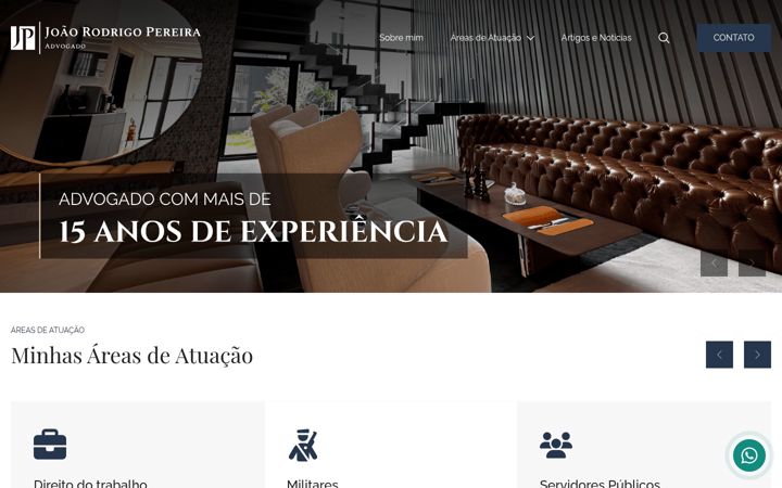 Screenshot of advjoaorodrigo.com.br