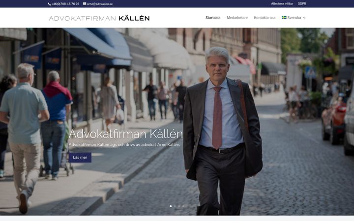 Screenshot of advkallen.se
