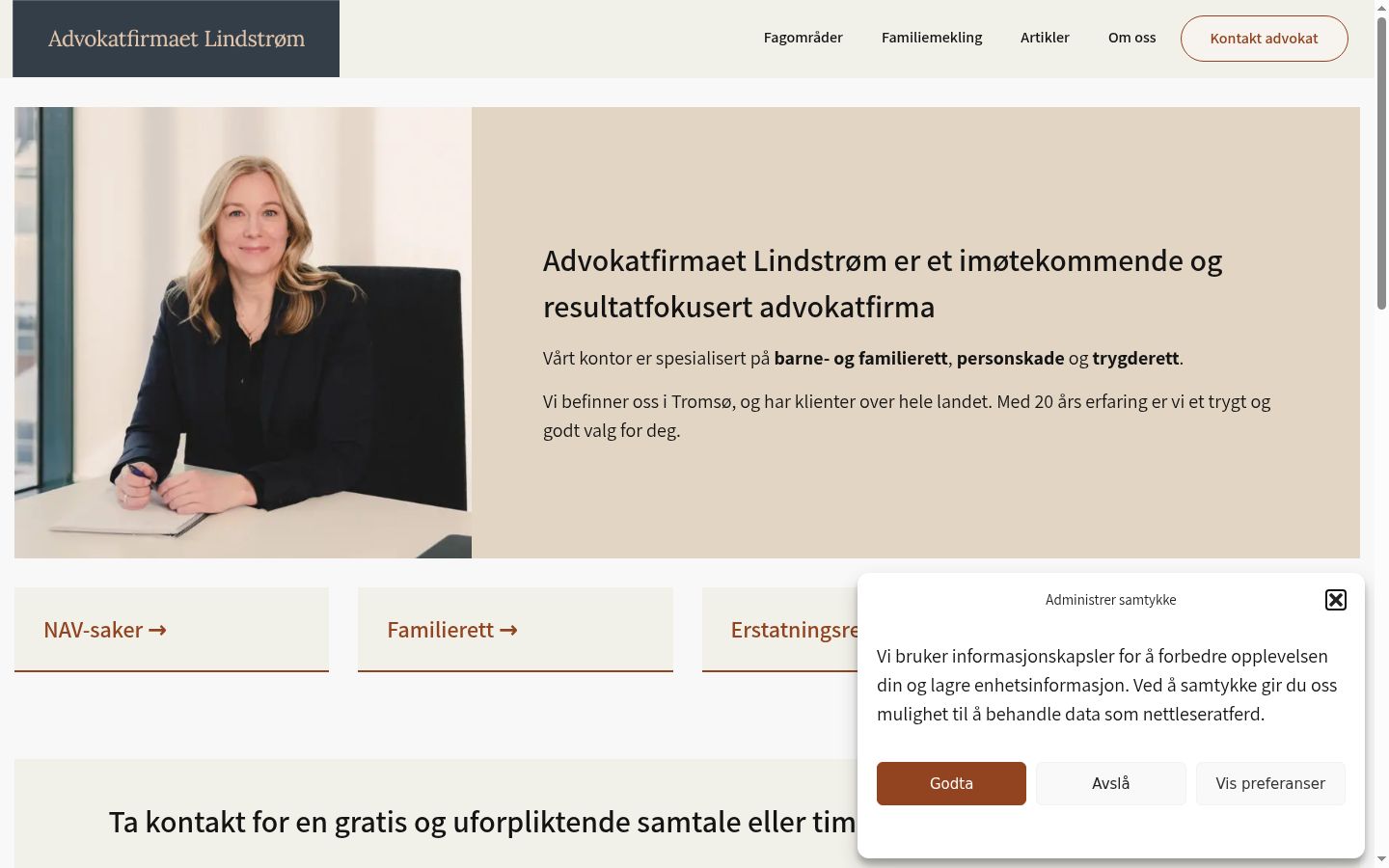 Ekraanipilt nõusolekubännerist, mida näidati enne mis tahes suhtlust