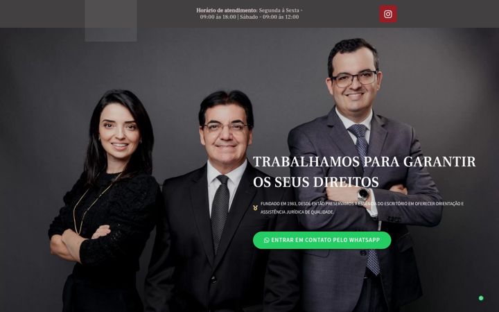 Screenshot di advmachado.com.br