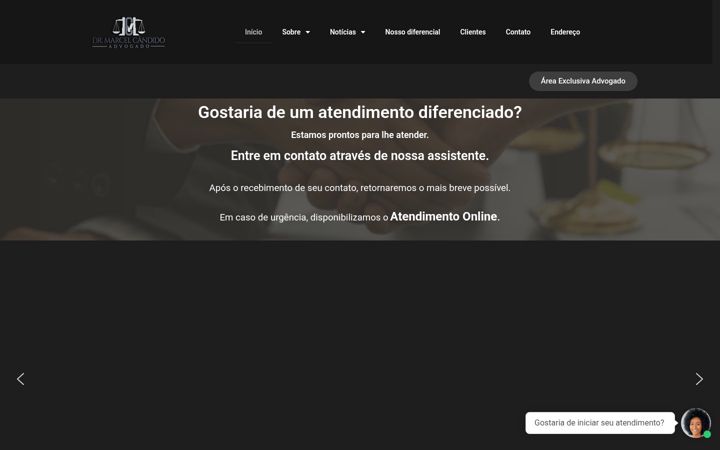 Screenshot di advmarcel.com.br