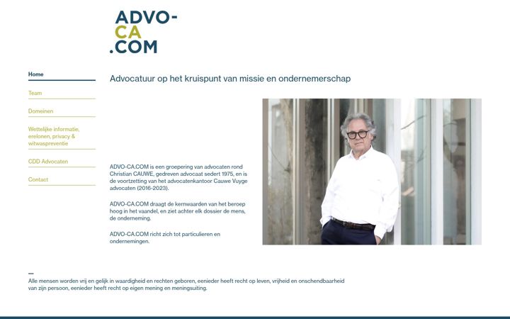 Screenshot of advo-ca.com