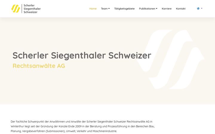 Screenshot of advo-net.ch