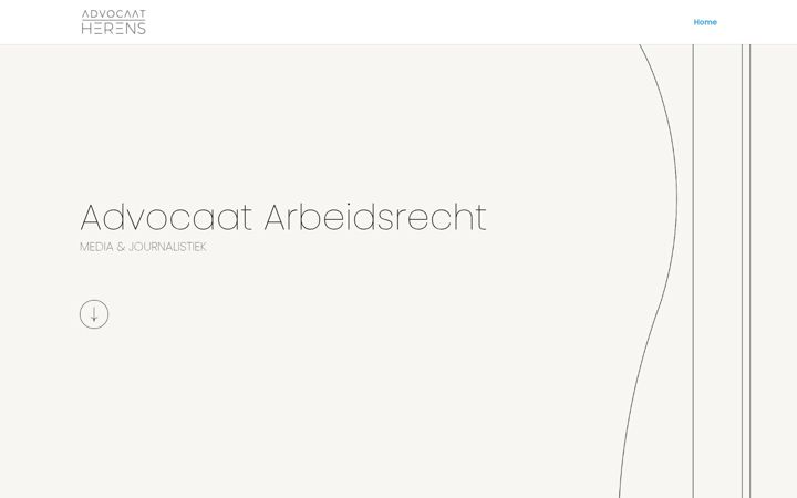 Screenshot of advocaatherens.nl