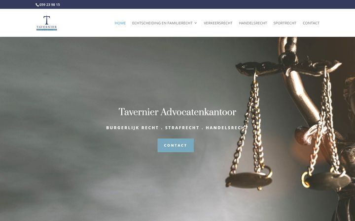 Екранна снимка на advocaattavernier.be