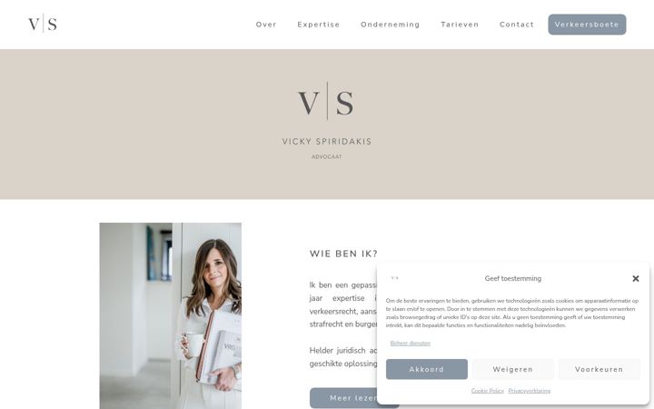 Screenshot of advocaatvs.be
