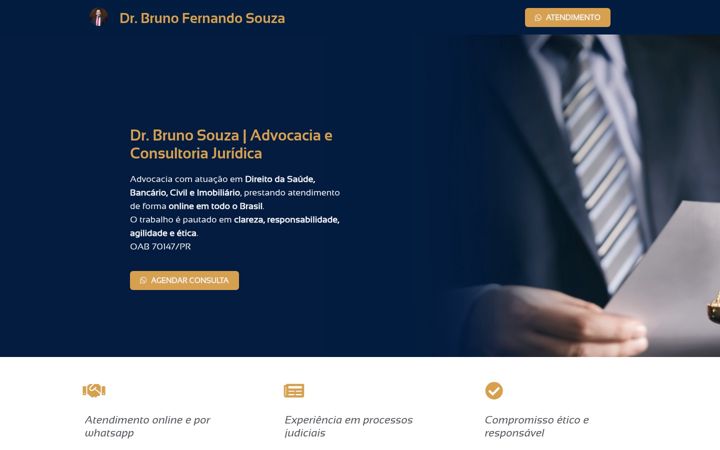 Screenshot di advocaciabfs.com.br