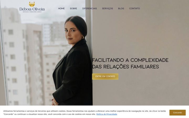 Captura de ecrã de advocaciadeboraoliveira.com