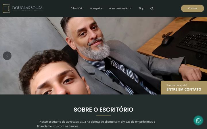 Screenshot di advocaciadouglassousa.com.br