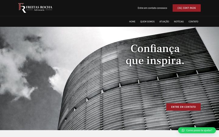 Ekraanipilt saidist advocaciafreitasrocha.com.br