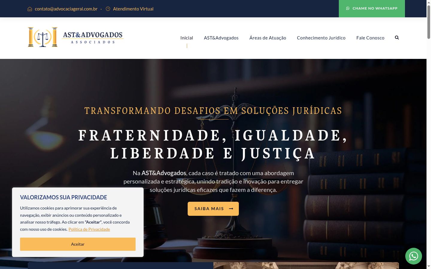 Captura de pantalla del banner de consentimiento mostrado antes de cualquier interacción