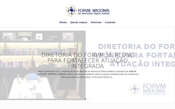 Screenshot of advocaciapublica.com.br