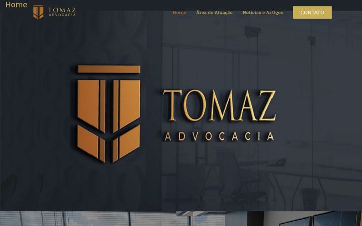 Captura de ecrã de advocaciatomaz.com