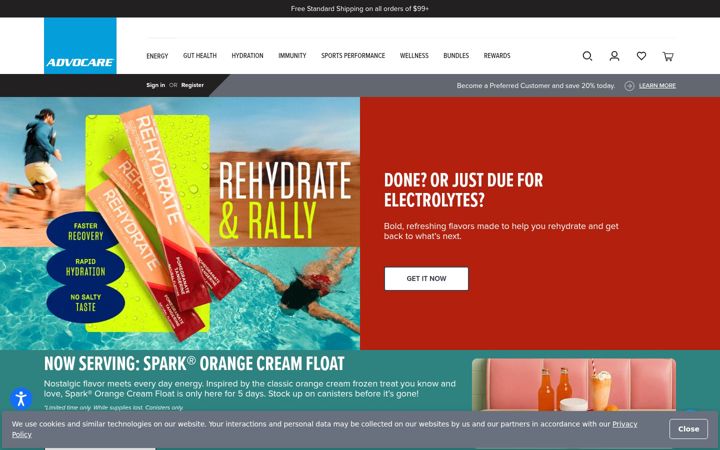 Ekrano kopija advocare.com