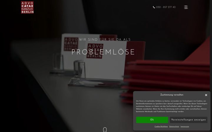 Screenshot of advocatae.com