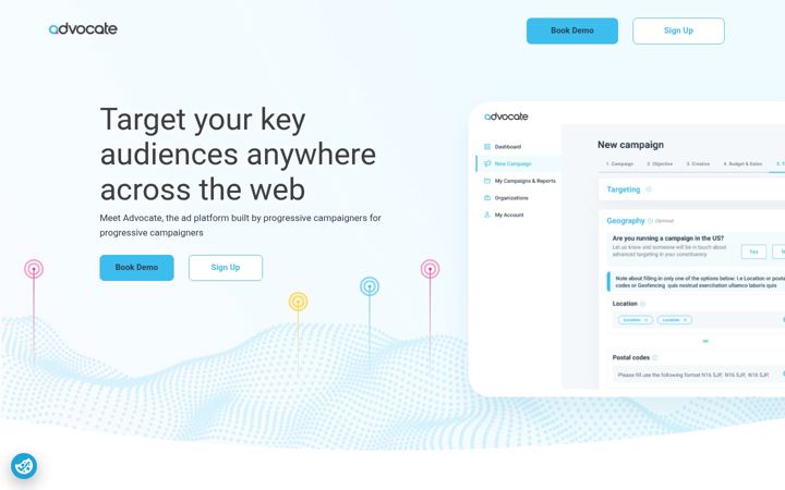 Screenshot of advocate-digital.com