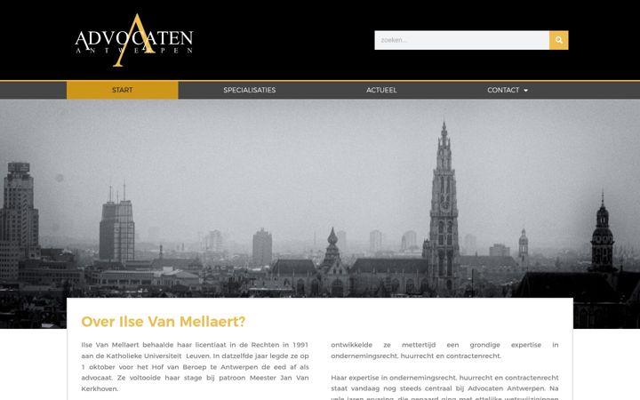 Screenshot of advocaten-antwerpen.net