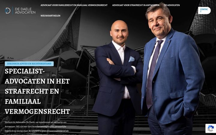 Screenshot von advocaten-dedaele.be