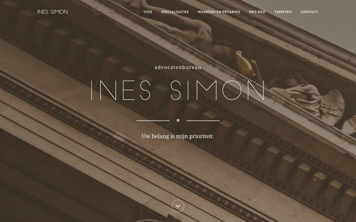 Screenshot του advocatenbureausimon.be