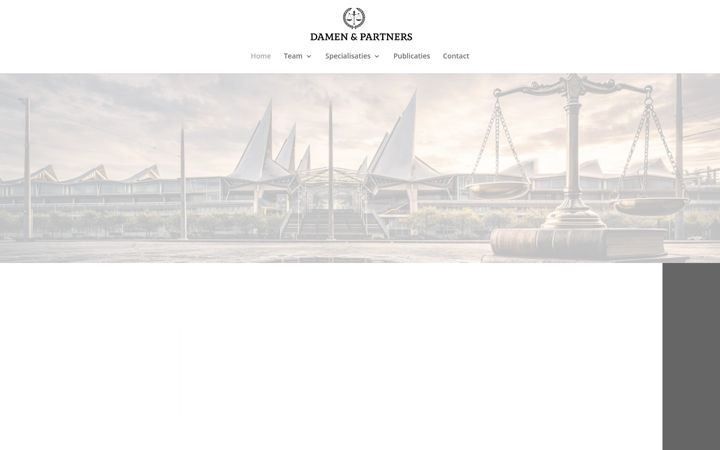 Screenshot of advocatenkantoordamen.be