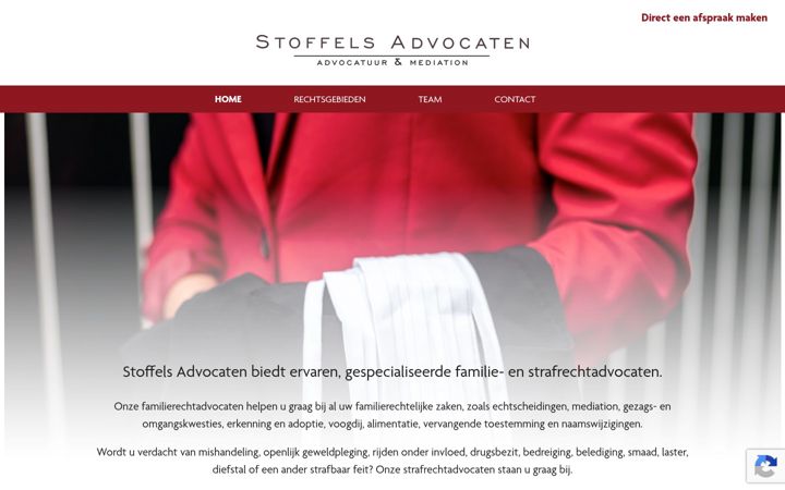 Skærmbillede af advocatenkantoorstoffels.nl