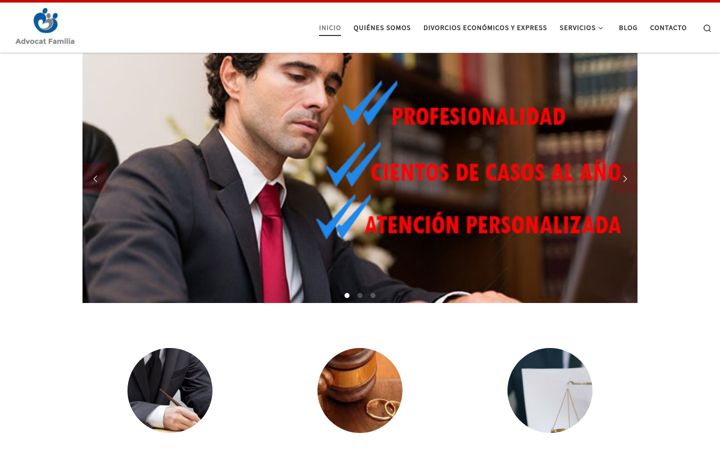 Zrzut ekranu advocatfamilia.com