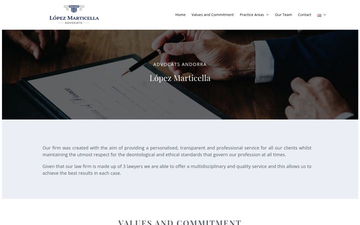 Zrzut ekranu advocatsbellocqlopezmarticella.com