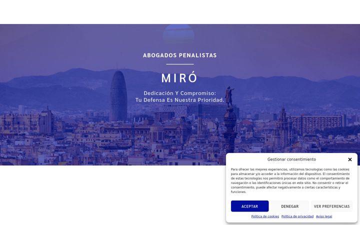 Screenshot of advocatsmiro.com