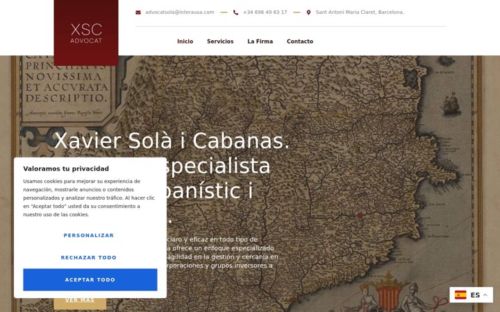 Screenshot of advocatsola.com