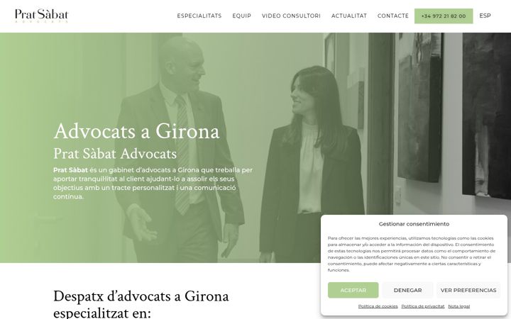 Screenshot von advocatspratsabat.com