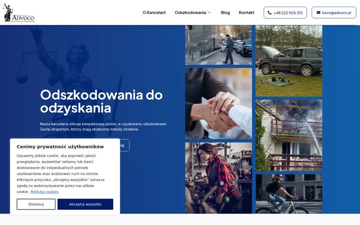 Screenshot of advoco.pl