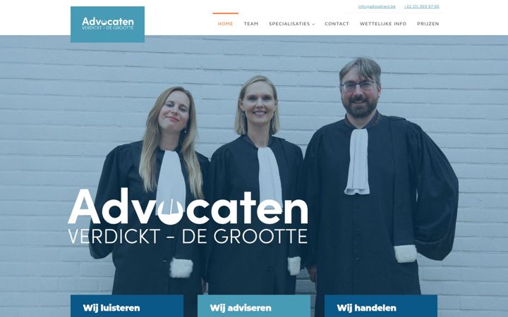 Screenshot of advodirect.be