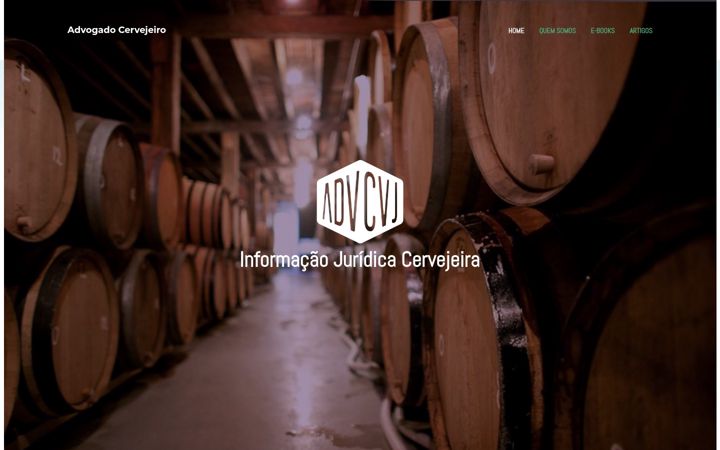 Capture d'écran de advogadocervejeiro.com.br