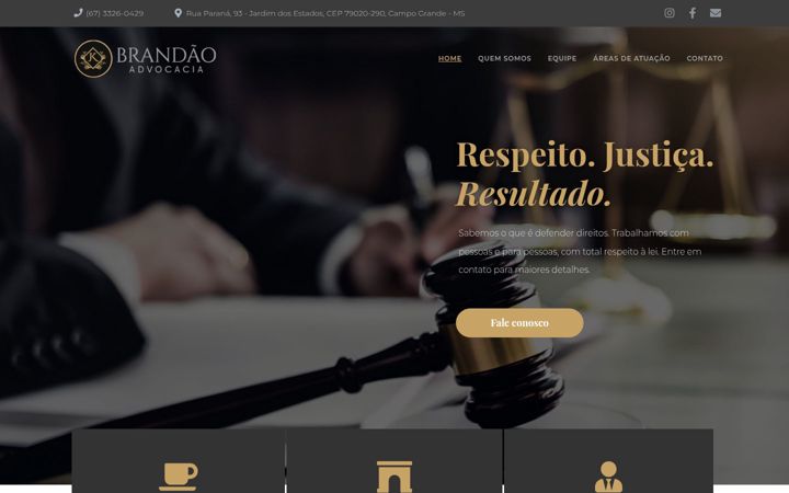 Screenshot di advogadosbrandao.com.br