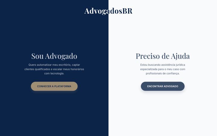 Screenshot of advogadoscuritiba.com