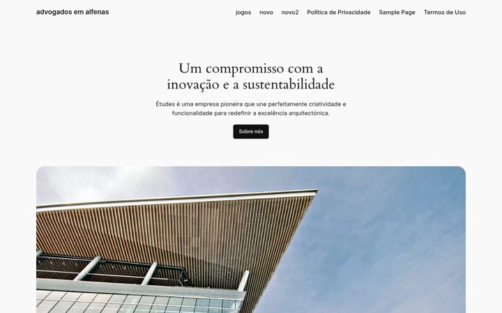 Screenshot of advogadosemalfenas.online